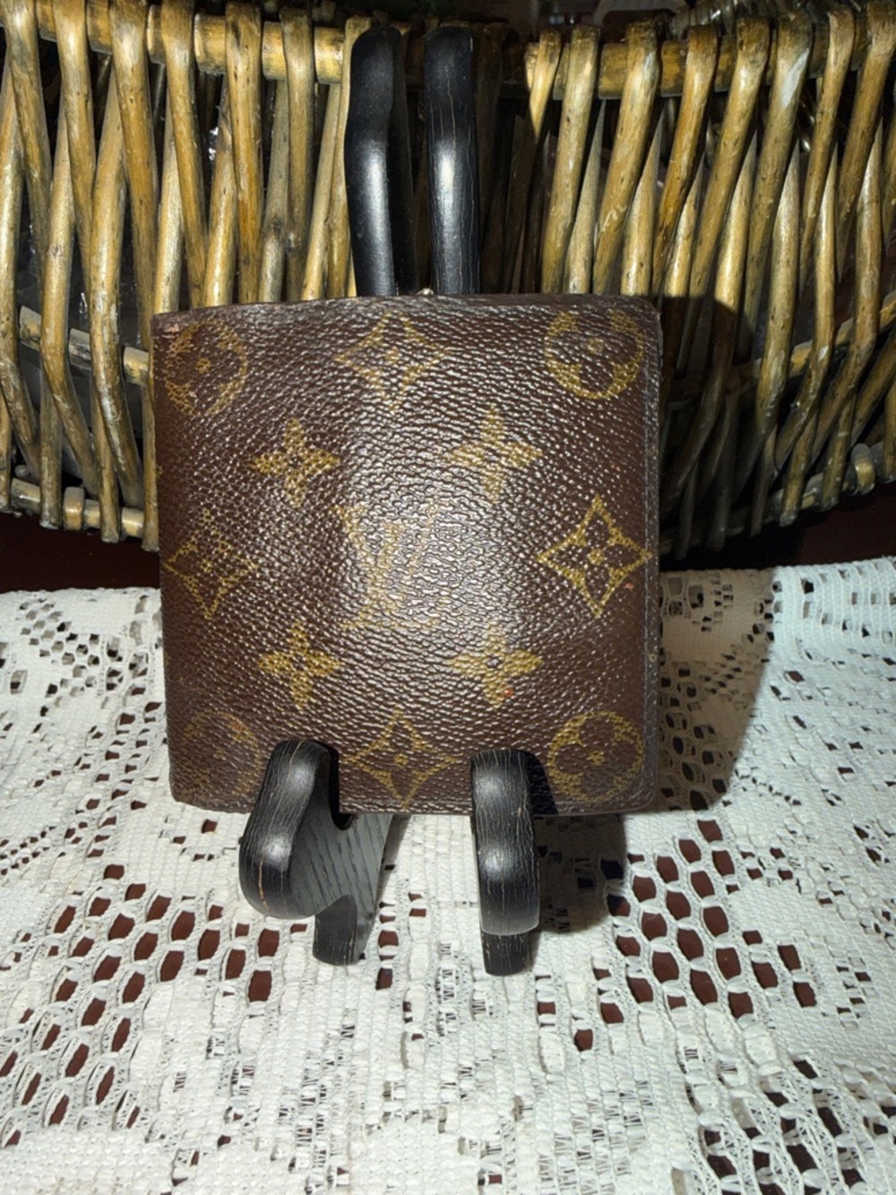 Louis Vuitton Monogram Canvas Wallet - Brown with Tan Accents - Picture 2 of 11